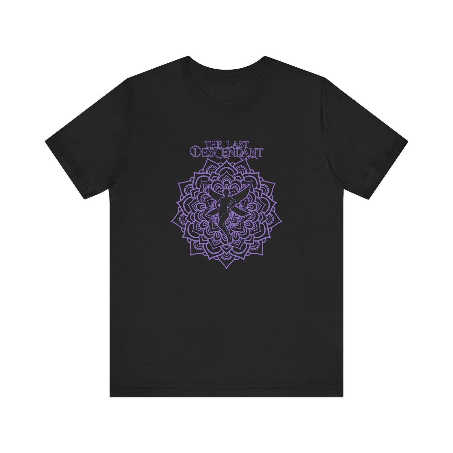Unisex Tee - The Sanyare Chronicles Niinka Pixie Design - Black/Purple