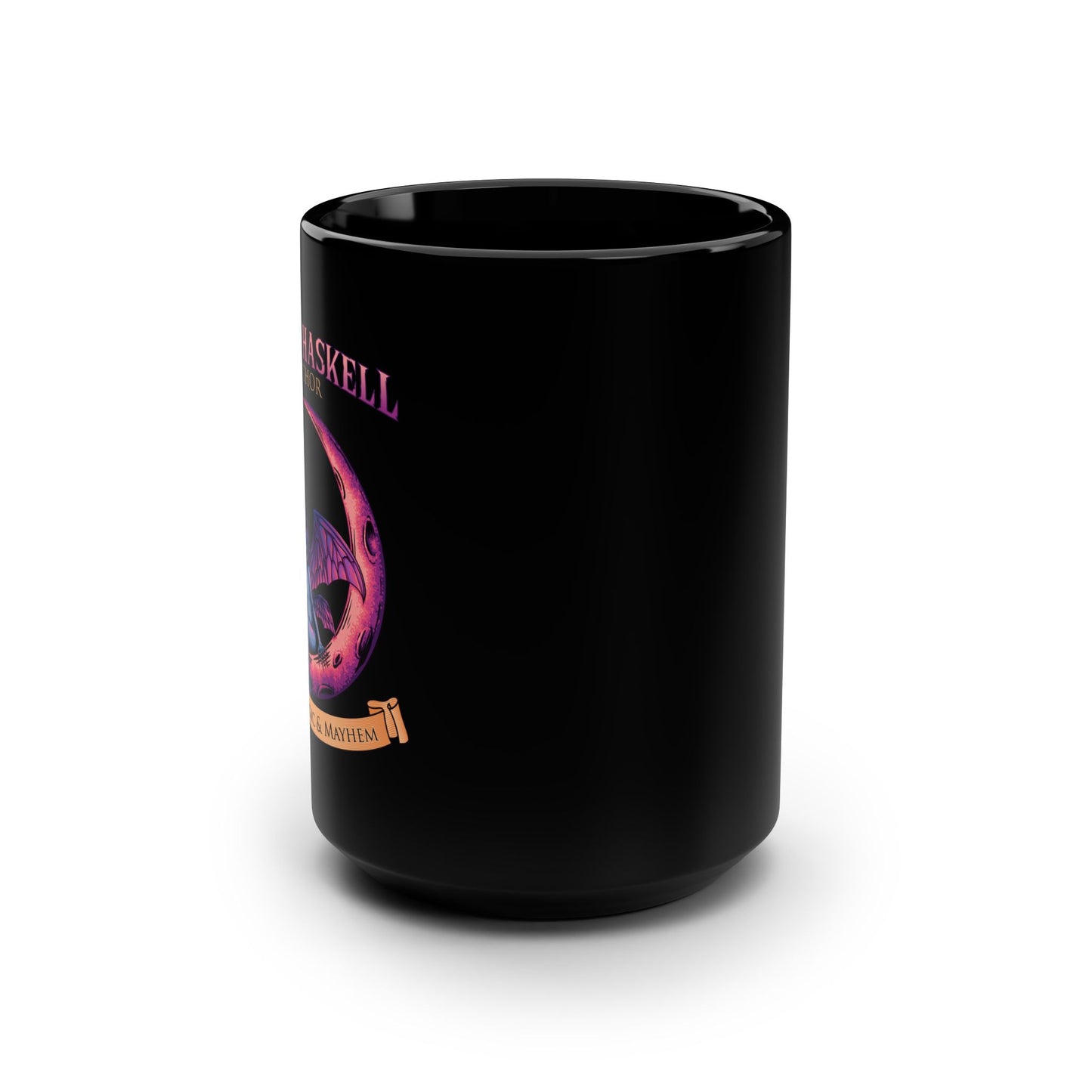 Myth Magic & Mayhem Black Mug, 15oz